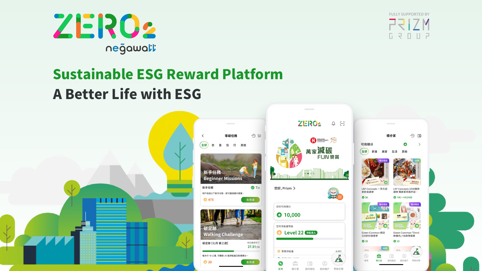 Zero2 – Sustainable ESG Reward Platform